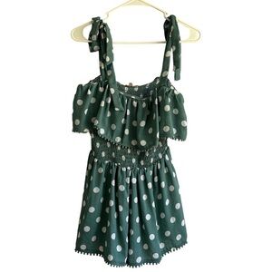 Evolutionary Polka Dot Romper • Used • Size: Small